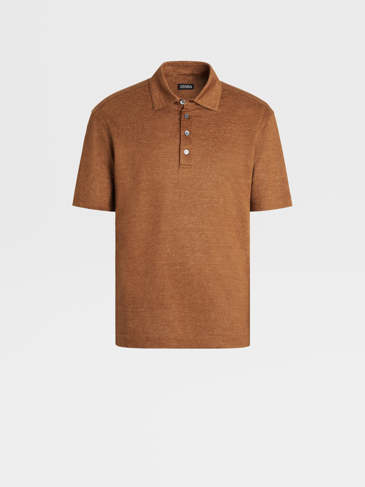 Foliage Linen Polo Shirt